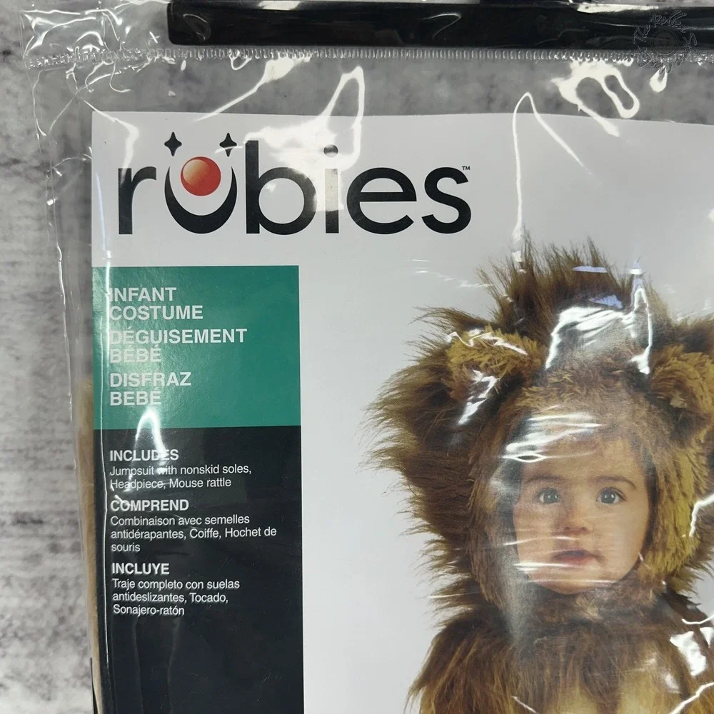 New in Package - Rubies Infant 6-12 Months Lion Cub Costume Halloween Noah's Ark - Picture 3 of 8